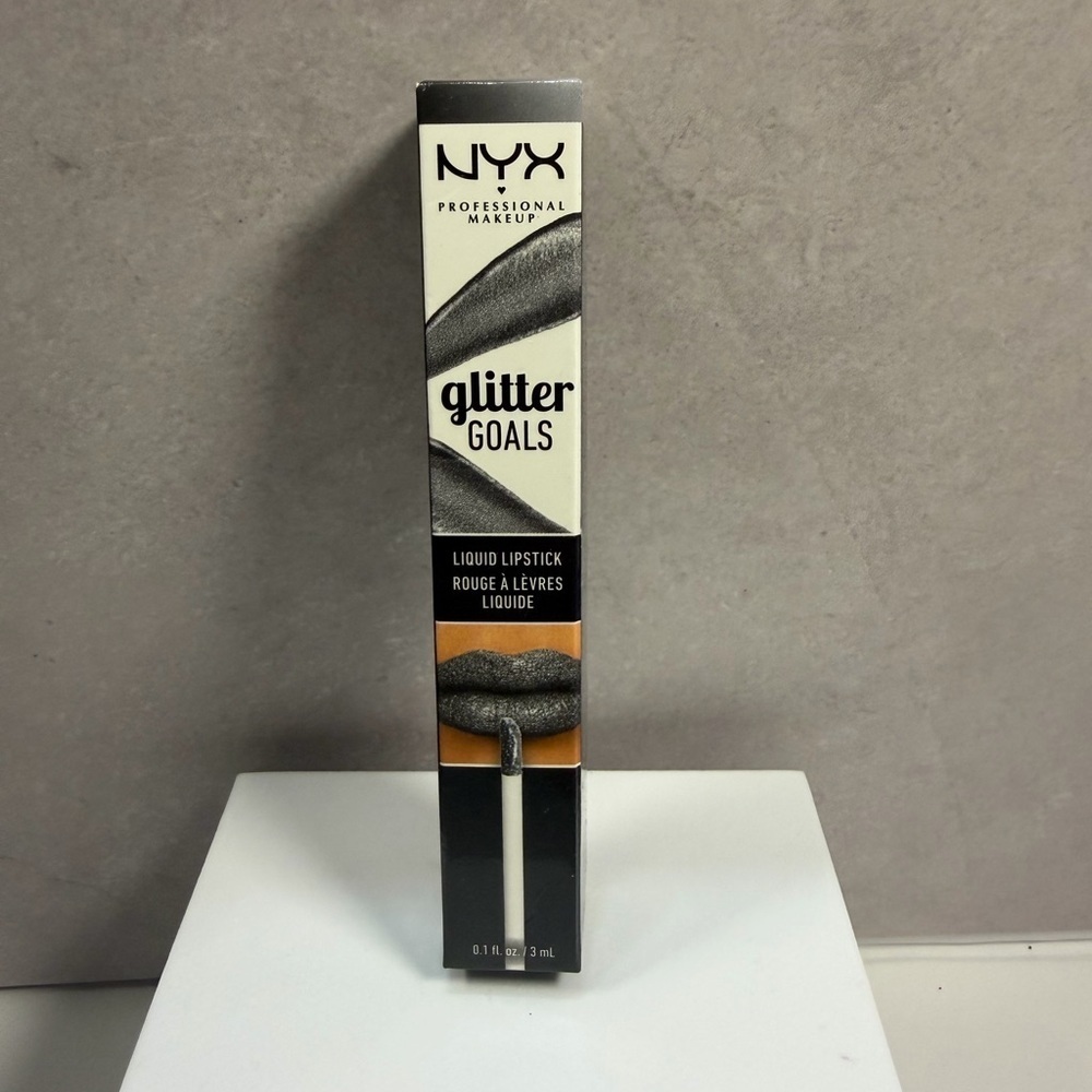🩷5/$10 NYX Glitter Goals Liquid Lipstick - Dazzling Gray